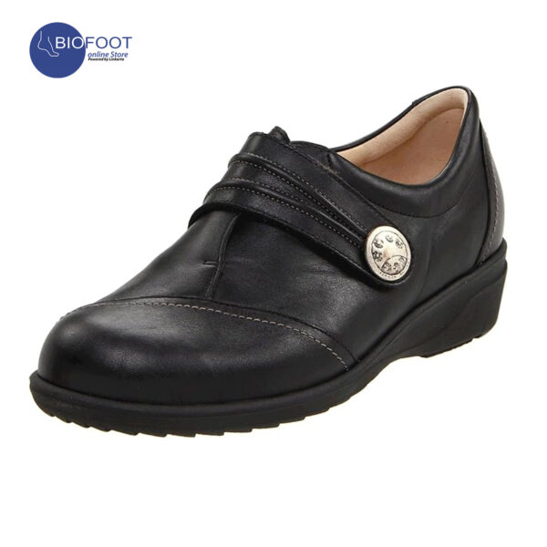 Finn Comfort Galway Nappaseda Black Shoes for Ladies - Image 3