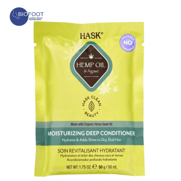 Hask Hemp Oil Moisturizing Deep Conditioner 50ml - Image 2