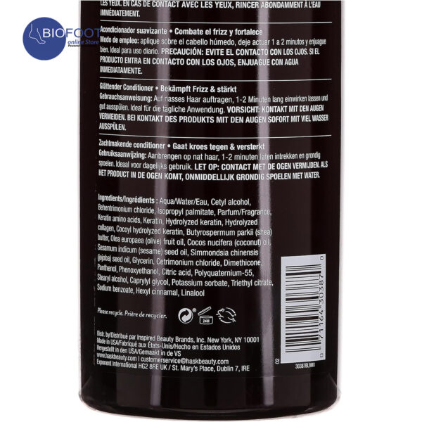 Hask Keratin Smooth Smoothing Conditioner 1L - Image 3