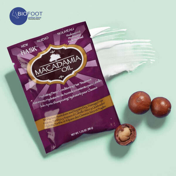 Hask Macadamia Oil Moisturizing Deep Conditioner 50ml - Image 4