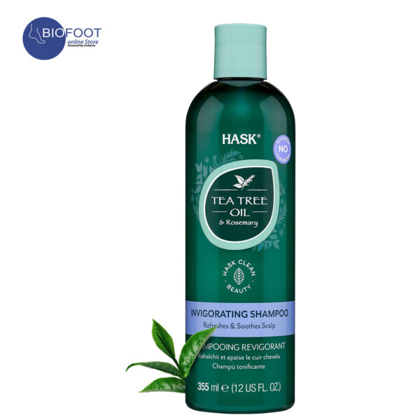 Hask Tea Tree Oil & Rosemary Invigorating Shampoo 355ml