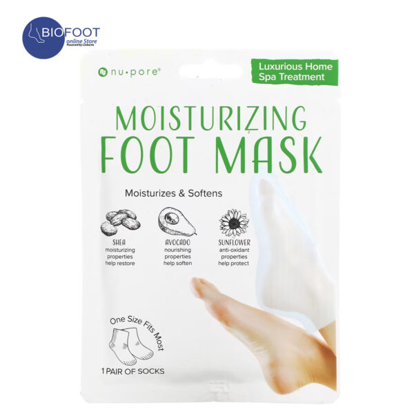 Nu Pore Moisturizing Foot Mask 1pair