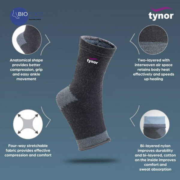 Tynor Ankle Comfeel D-25 - Image 2