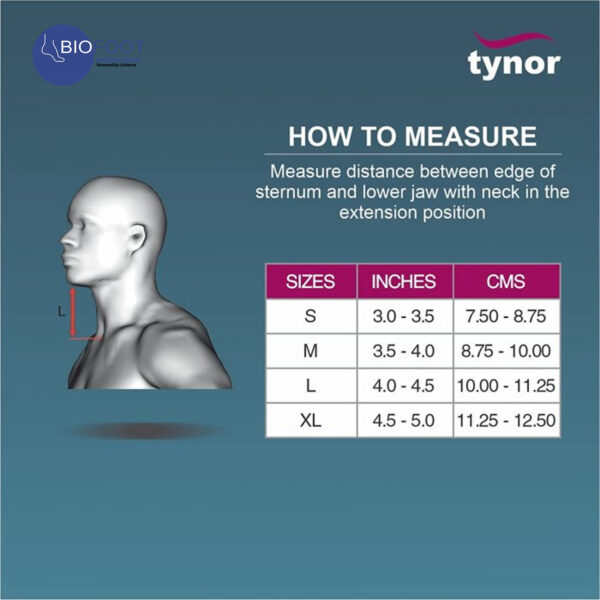 Tynor Cervical Collar Soft with Support B-02 - Image 4