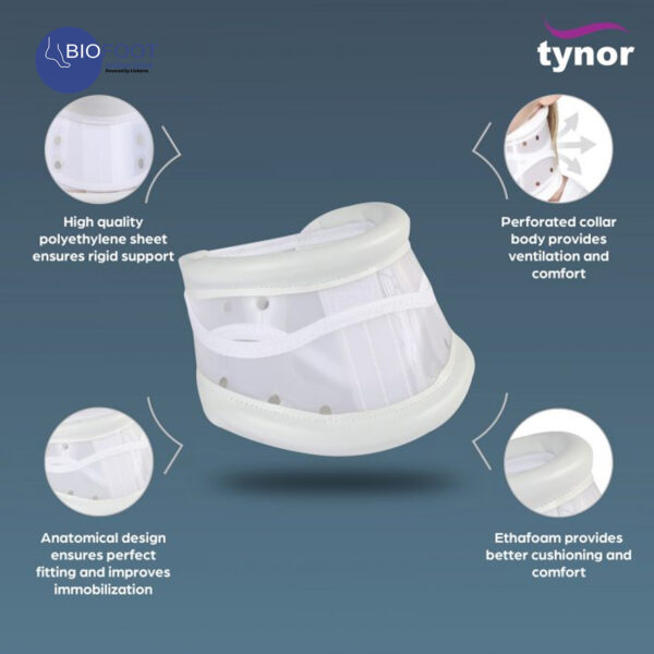 Tynor Cervical Collar Hard Adjust B-03 - Image 3