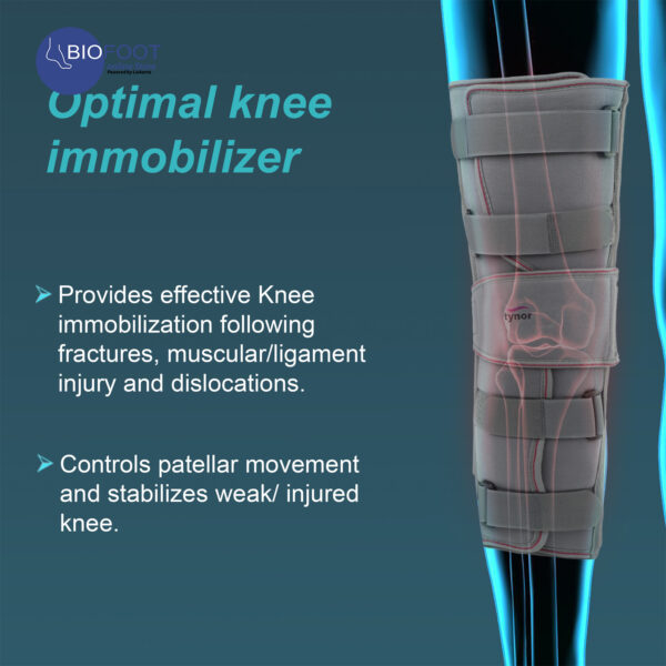 Tynor Knee Immobilizer 19'' D-11/D-28 - Image 2