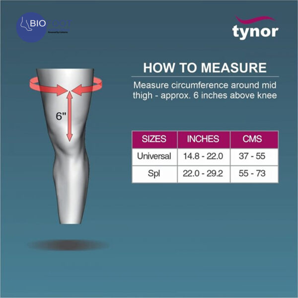 Tynor Knee Wrap Neoprene J-05 SPL - Image 4
