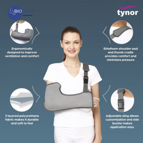 Tynor Pouch Arm Sling Tropical C-01 - Image 2
