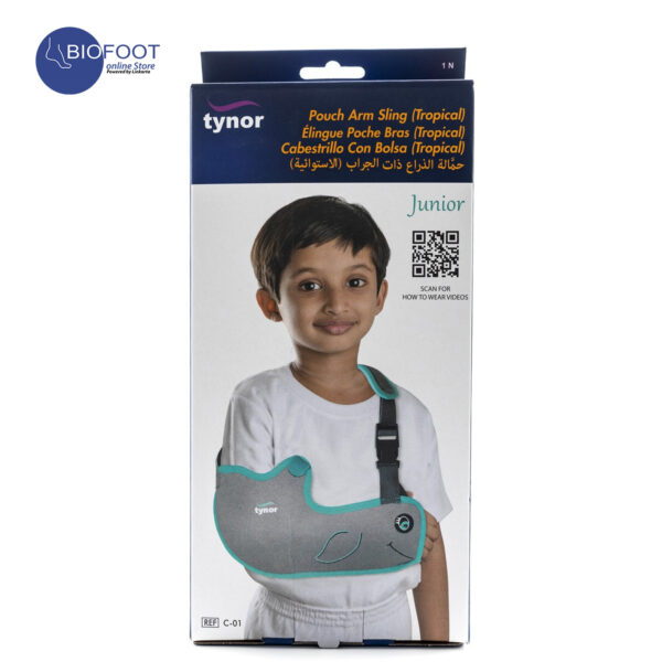 Tynor Pouch Arm Sling Tropical C-01 Junior - Image 2