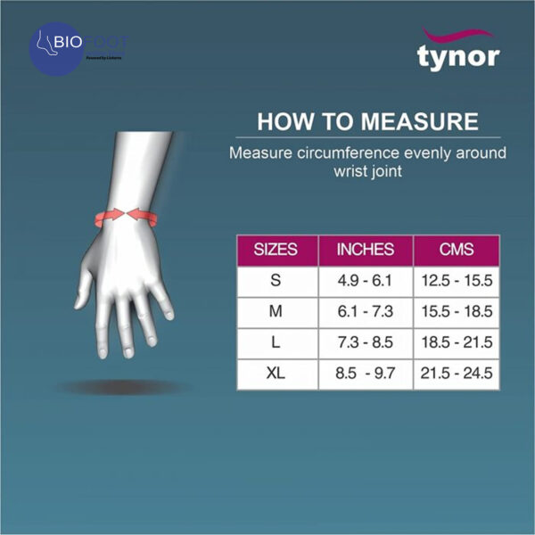 Tynor Wrist Splint Ambidextrous E-43 - Image 3