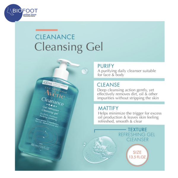 Avene Cleanance Cleansing Gel 400ml - Image 2