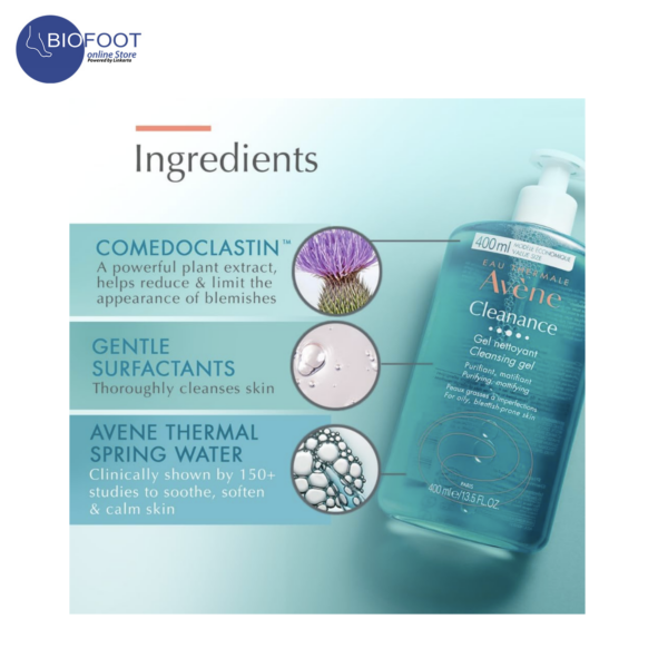 Avene Cleanance Cleansing Gel 400ml - Image 5