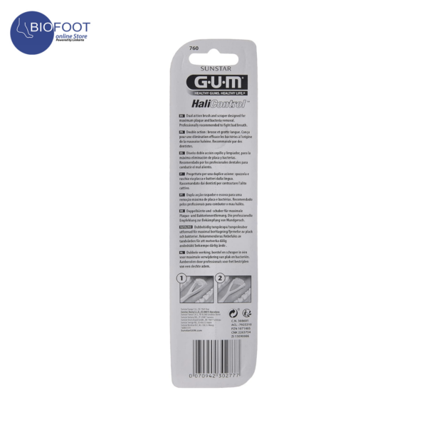 GUM Hali Control Tongue Cleanser 760 - Image 2