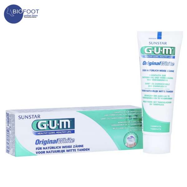 GUM Original White For Naturally White Teeth Toothpaste 75ml - Image 2