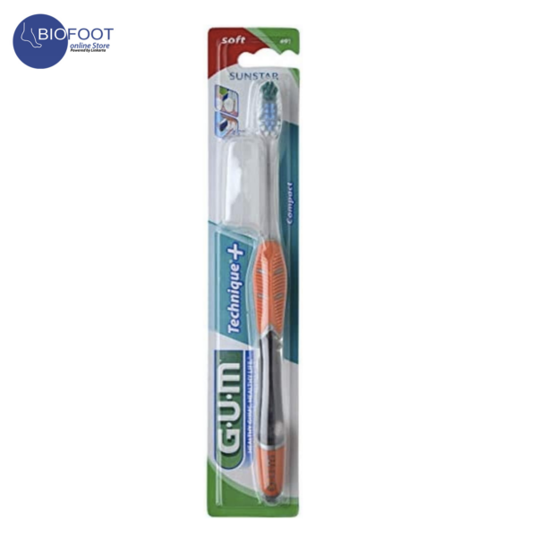GUM Technique + Soft Toothbrush 491 - Image 2