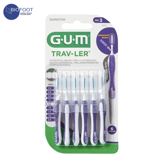 GUM Travler Interdental Brush 1512 ISO3 6's