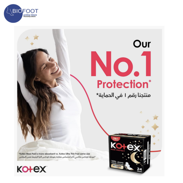 Kotex Maxi Protect Night 24Pads - Image 3