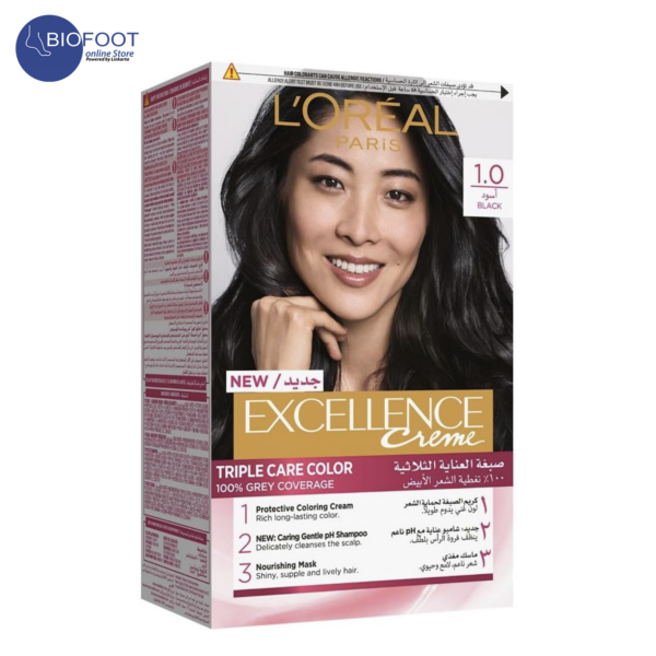 L'Oreal Paris Excellence Creme Triple Care Color 1.0 Black