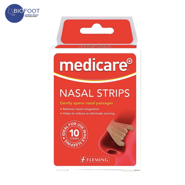 Medicare Nasal Strips Gently Opens Nasal Passages 10's