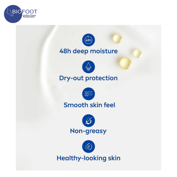 Nivea Cocoa Butter 48H Body Lotion 5in1 Dry Skin 250ml - Image 2