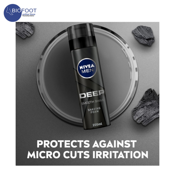 Nivea Men Deep Shaving Foam 200ml - Image 2
