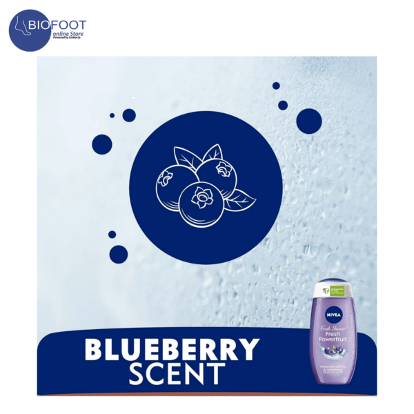 NIVEA Fresh Shower Gel Fresh Power Fruit with Vitamins 250ml - Image 5