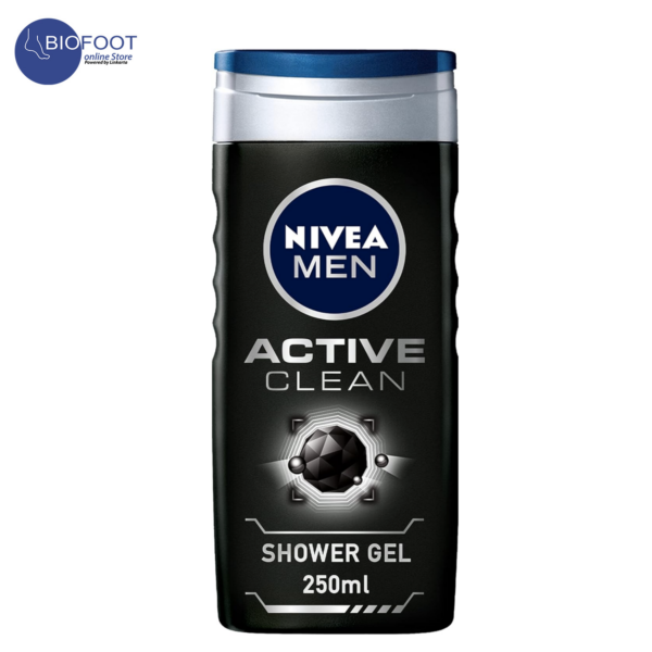 Nivea Men Active Clean Shower Gel 3in1 250ml