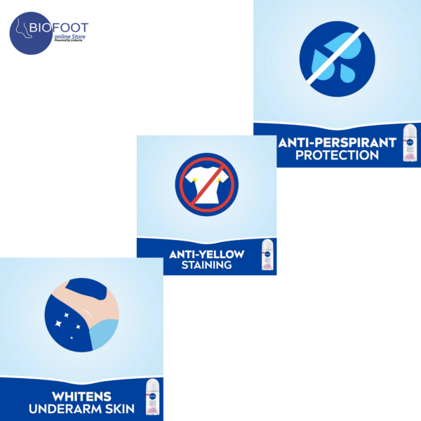 NIVEA Natural Radiance Vitamin C 48H Roll On 50ml - Image 2