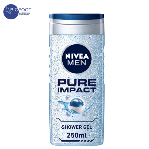 Nivea Men Pure Impact Purifying+ Mineral Shower Gel 3in1 250ml
