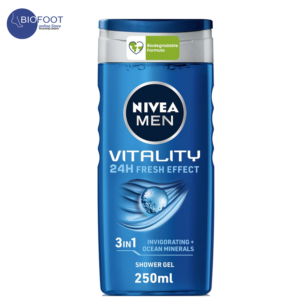 Nivea Men Vitality 24H Fresh Effect Shower Gel 3in1 250ml