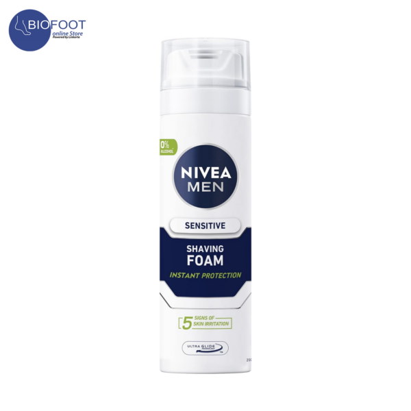 Nivea Men Sensitive Shaving Foam 200ml - Image 2