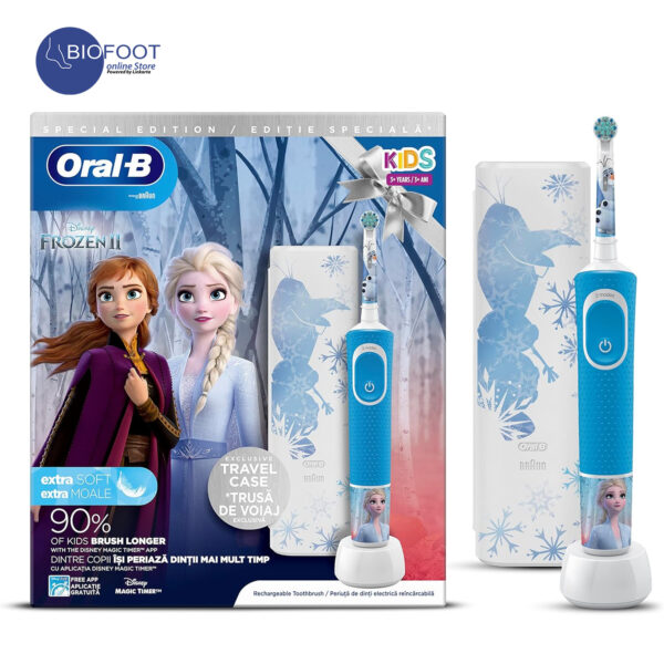 Oral-B Disney Froze II Electric Rechargeable Toothbrush Exclusive Travel Case