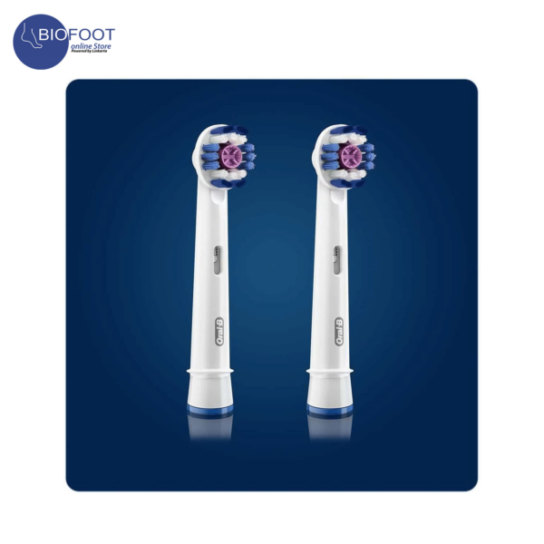 Oral-B  E 18-2 3D White Replacement Brush Head 2 Count - Image 3