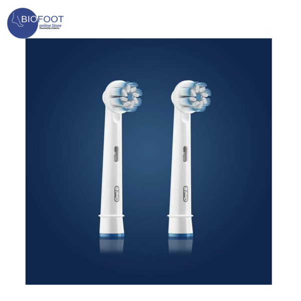 Oral-B EB 60 2 Sensi Ultrathin Electric Replacement Toothbrush Heads, White - Image 2