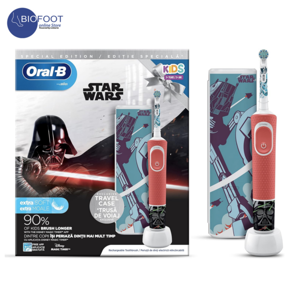 Oral-B Disnep StarWars Electric Rechargeable Toothbrush Exclusive Travel Case