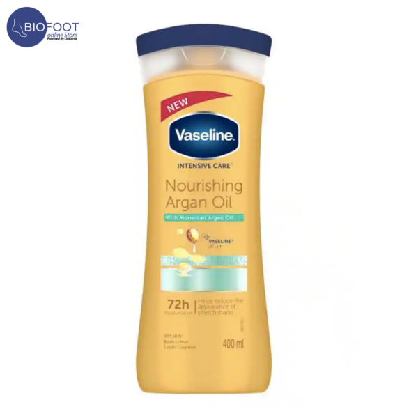 Vaseline Nourishing Argan Oil 72H for Dry Skin 400ml