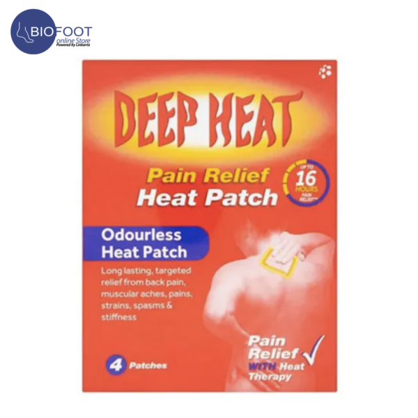 Deep Heat Pain Relief Heat Patch Odourless Heat Patch 4's