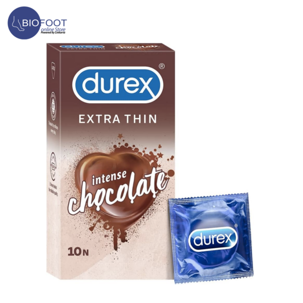 Durex Intesnse Chocolate Extra Thin Condom 10'S