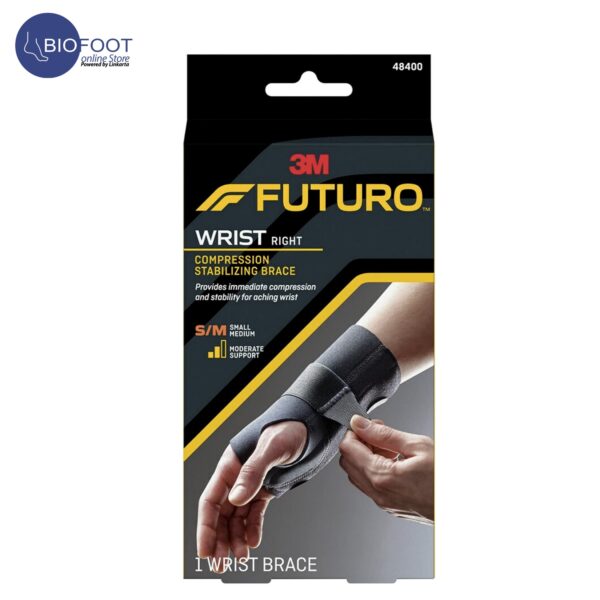 Futuro Wrist Right Compression Stabilizing Brace Size S/M