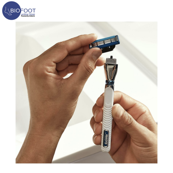 Gillette Gilette Mach3 Turbo 3D razor handle + 6 blades - Image 3