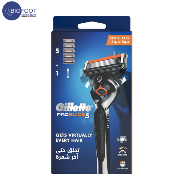 Gillette Proglide5 Handle + 5 Blades