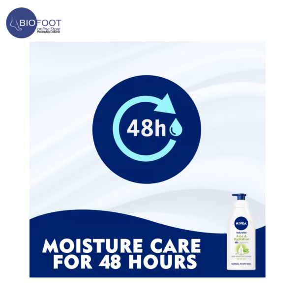 Nivea Aloe Hydration 5in1 Body Lotion for Normal to Dry Skin offer pack 400+400ml - Image 3