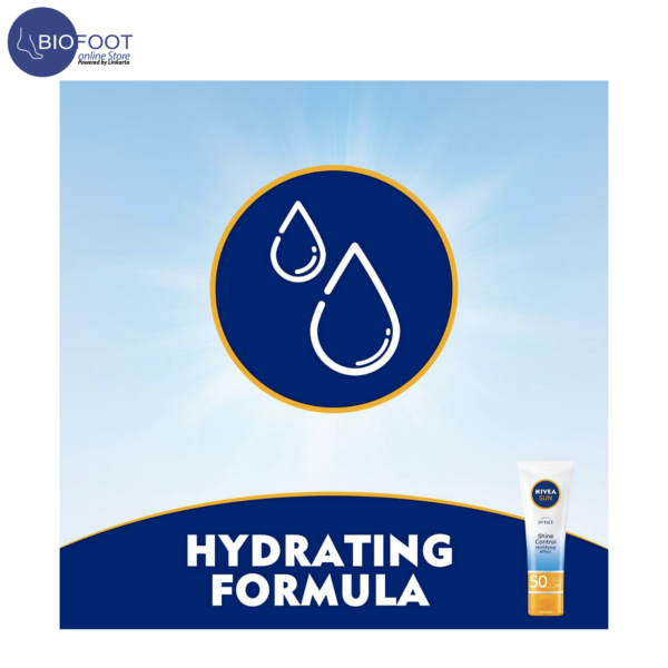 NIVEA Sun UV Shine Control 50High for Normal and Combination Skin 50ml - Image 6