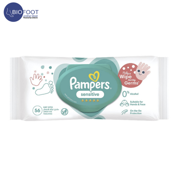 Pampers Sensitive Wipes 56's