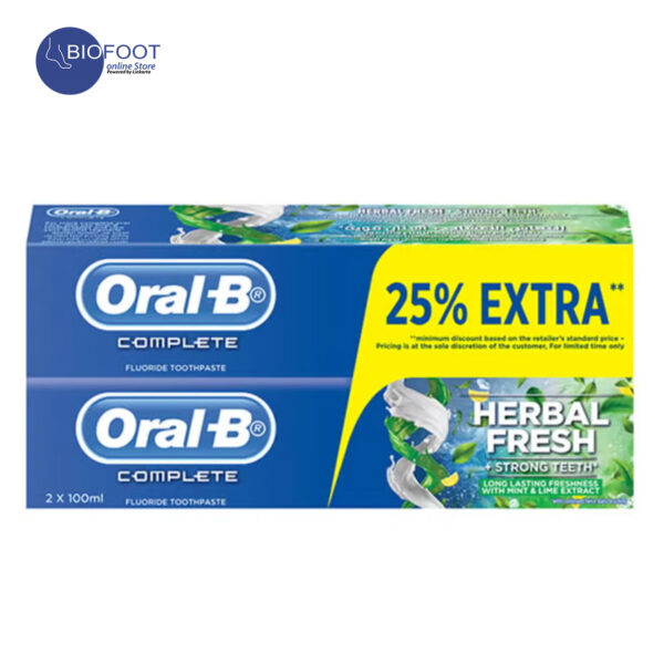 Oral-B Pro Complete Herbal Fresh Strong Teeth pack of 2pcs - Image 2