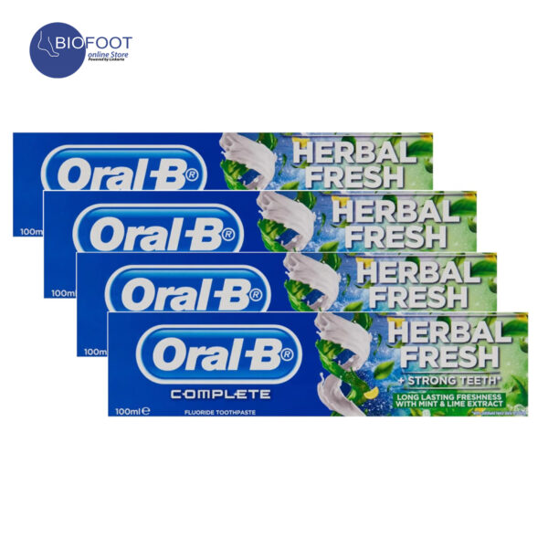 Oral-B Pro Complete Herbal Fresh Strong Teeth pack of 4pcs