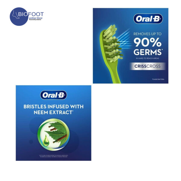 Oral-B Crisscross Neem Toothbrush M Family Pack - Image 2