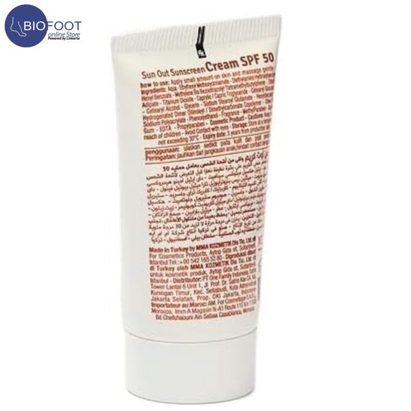 Spring Natural Out Sun Screen Cream 50SPF 40ml - Image 3
