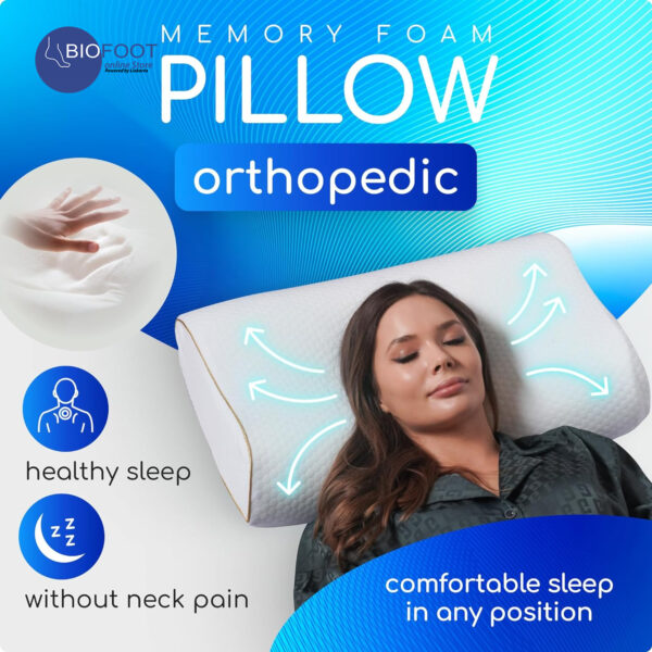 Comforto Wave Orthopedic Memory Foam Pillow - Image 4