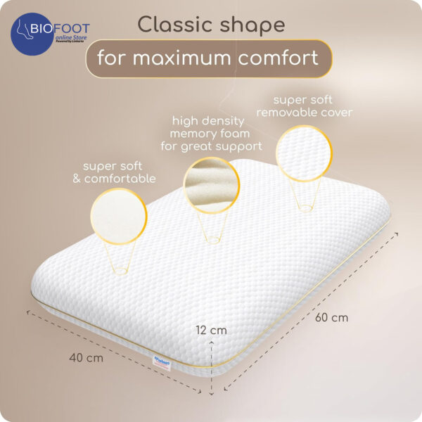 Comforto Classic Orthopedic Memory Foam Pillow - Image 4